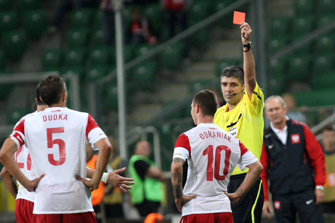 Ludovic Obraniak ukarany czerwoną kartką w meczu z Meksykiem