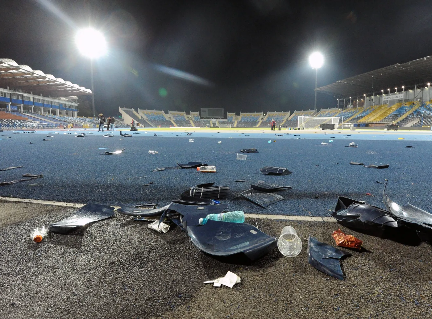 Tak wyglądał stadion w Bydgoszczy po finale Pucharu Polski