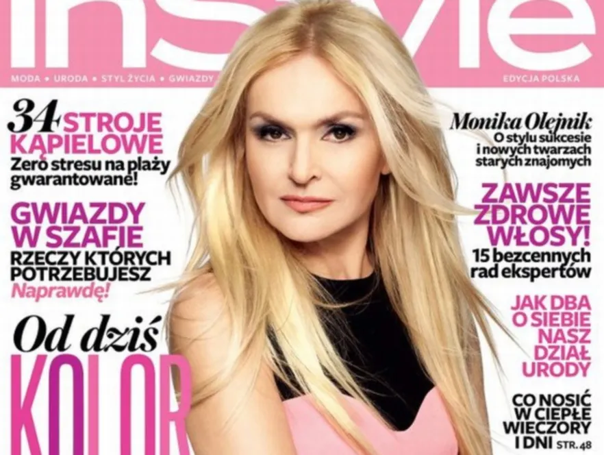 20 lat mniej! Wyretuszowana Monika Olejnik na okładce magazynu