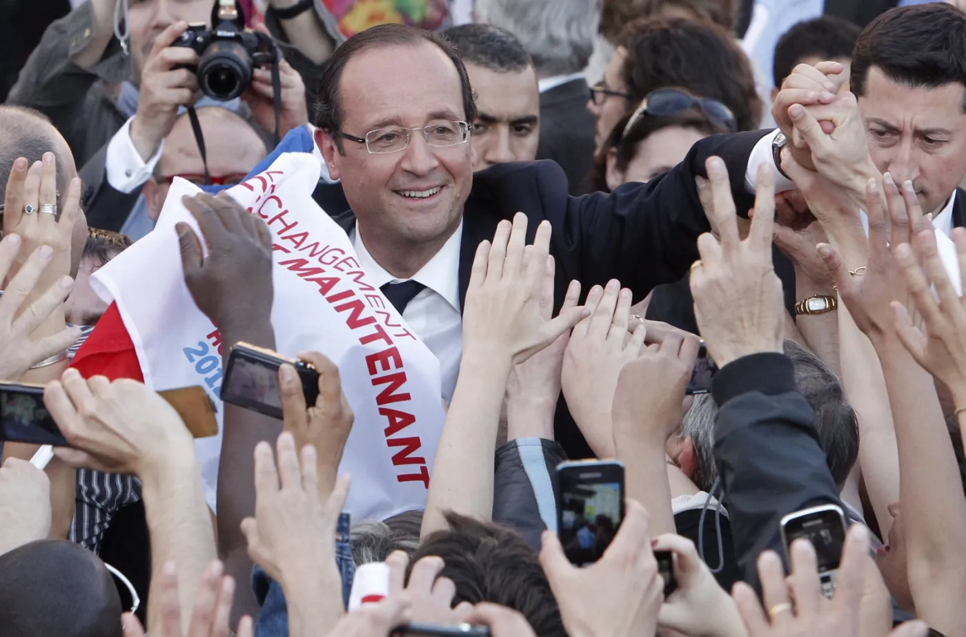 Francois Hollande w ostatnim dniu kampanii wyborczej