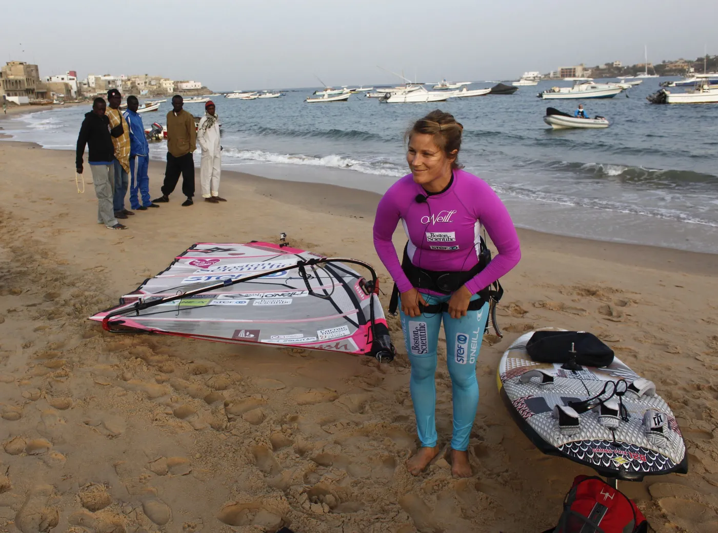sarah herbert windsurfing atlantyk ocean