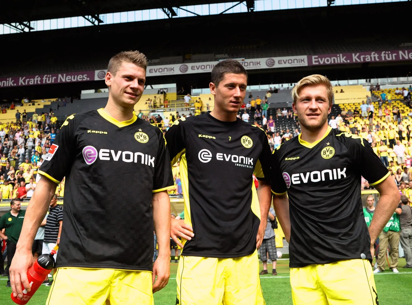 Polskie trio z Borussii Dortmund ojcami chrzestnymi "Bolka" i "Lolka"