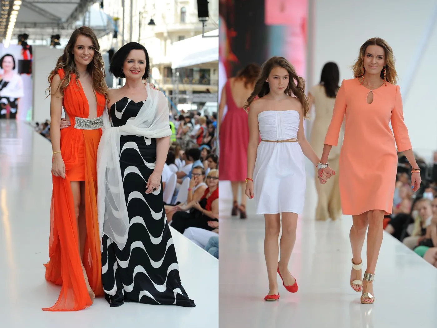 Lis, Steczkowska, Pieńkowska. Gorące mamuśki (z dziećmi) na wybiegu