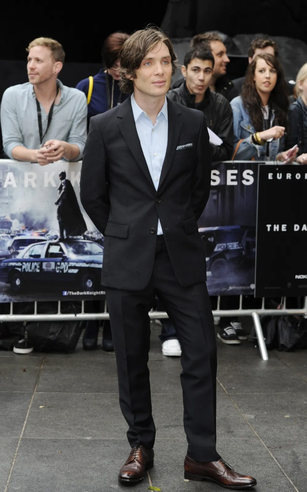 Cillian Murphy na premierze filmu "Mroczny rycerz powstaje" w Londynie