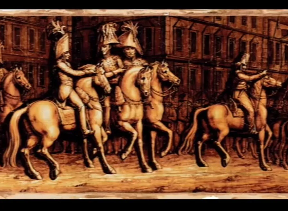 Fragment wystawy "Rosjanie i Niemcy - 1000 lat sztuki, historii i kultury"