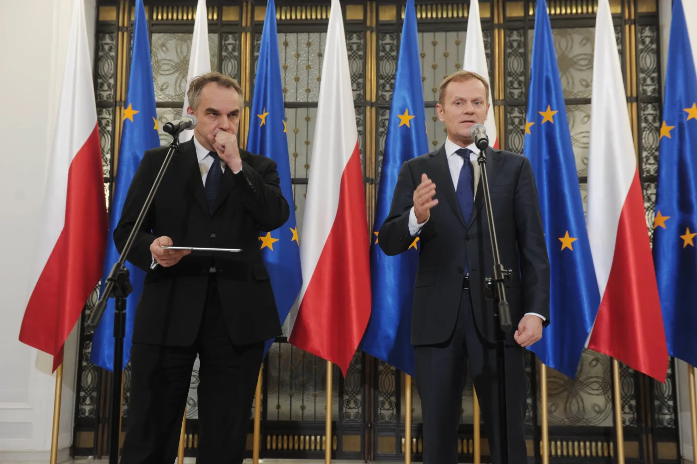 Premier Donald Tusk i wicepremier Waldemar Pawlak