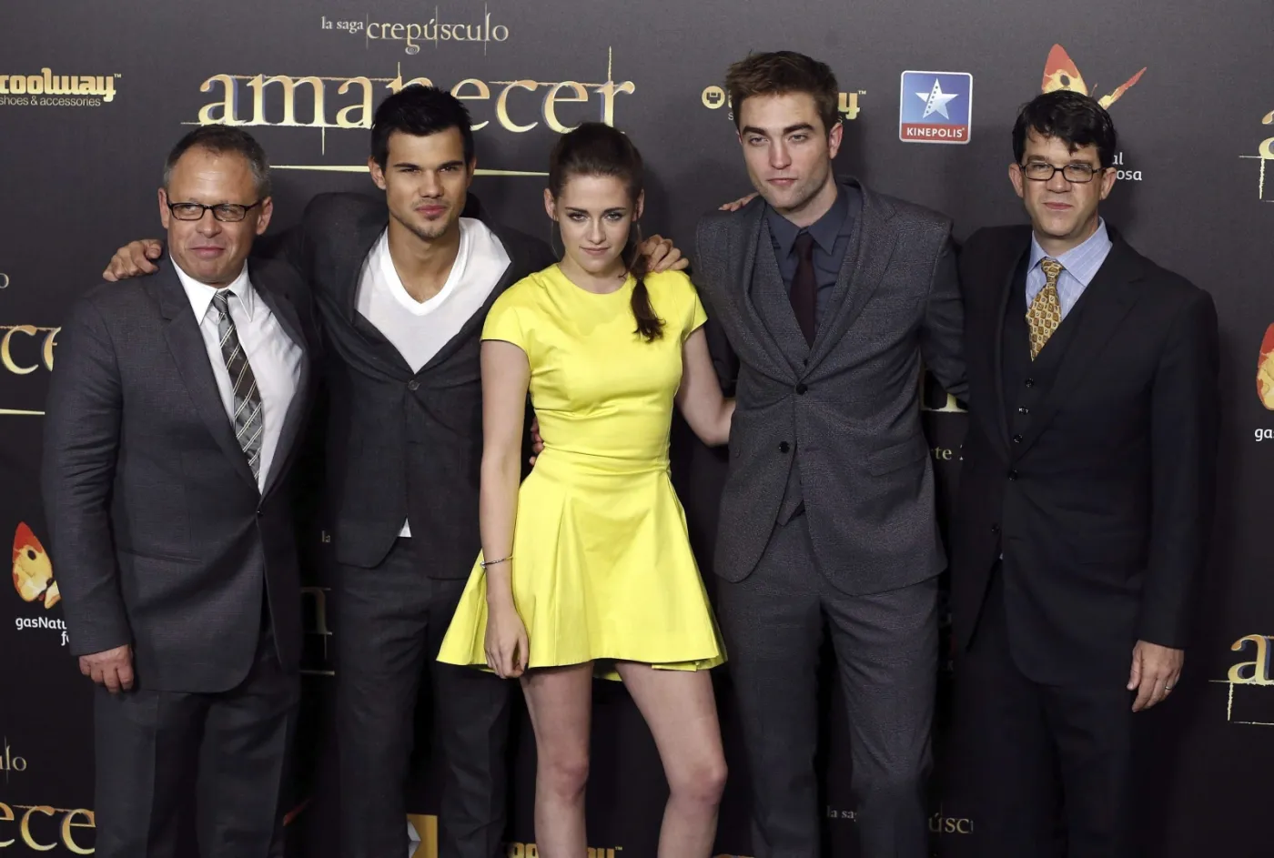 Bill Condon, Taylor Lautner, Kristen Stewart i Robert Pattinson