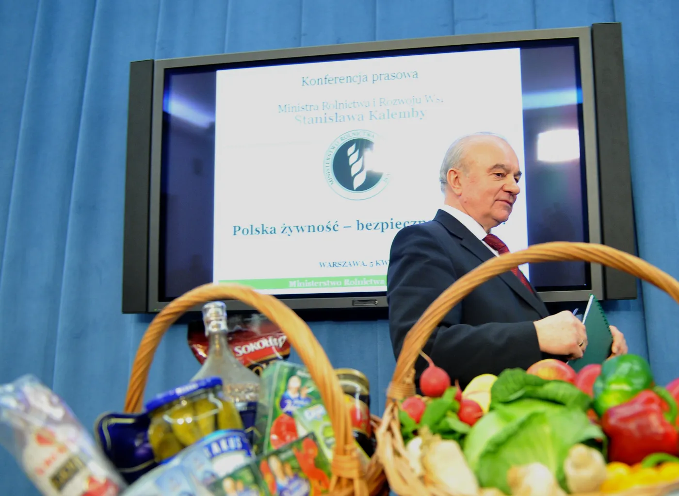 Minister Stanisław Kalemba i polska żywność
