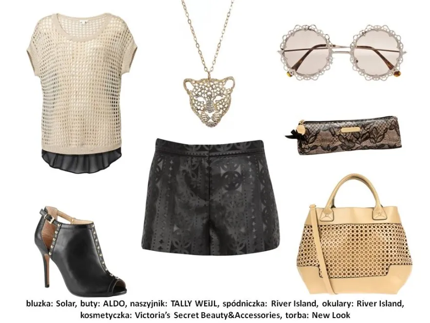 Modne koronki - stylizacje na wiosnę 2013