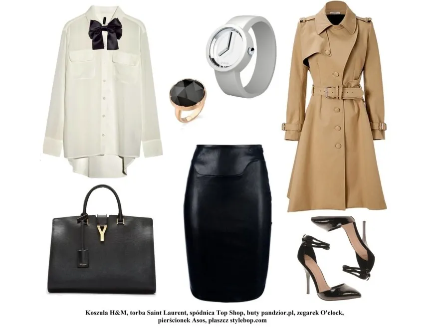 Wiosenne stylizacje z białą koszulą w roli głównej