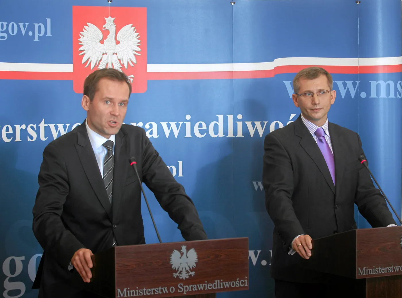 Tomasz Szafrański i były minister sprawiedliwości Krzysztof Kwiatkowski