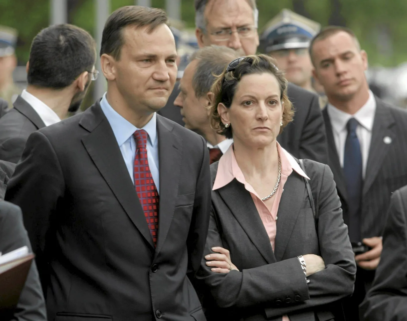 Anne Applebaum i Radosław Sikorski 