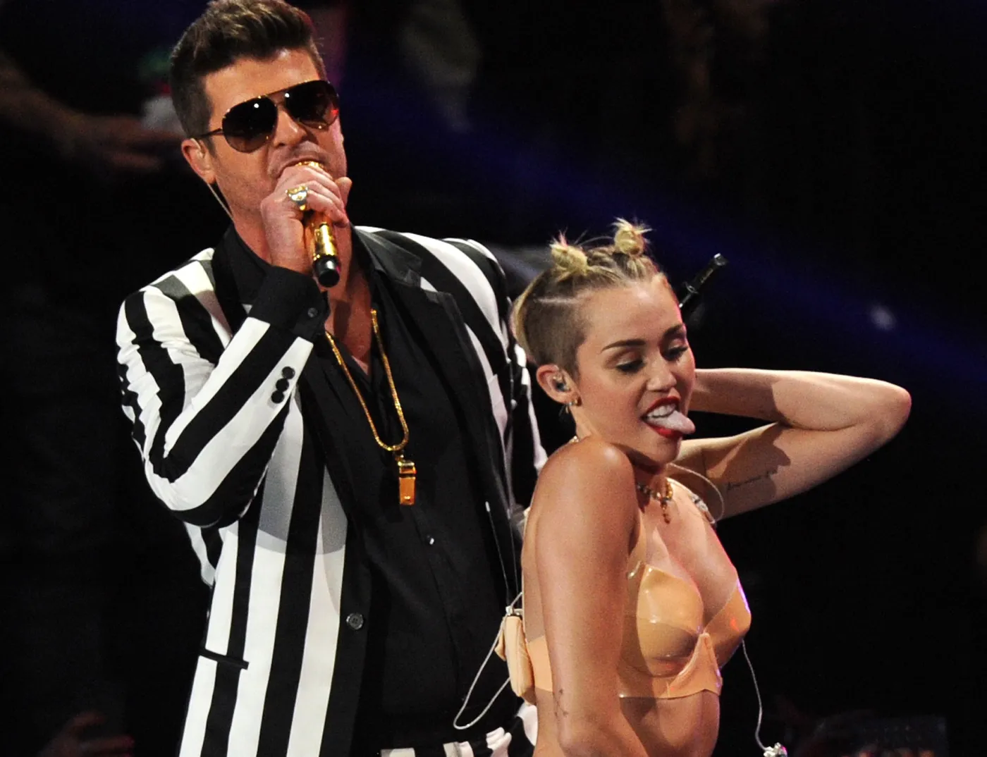 Robin Thicke i Miley Cyrus na gali MTV VMA