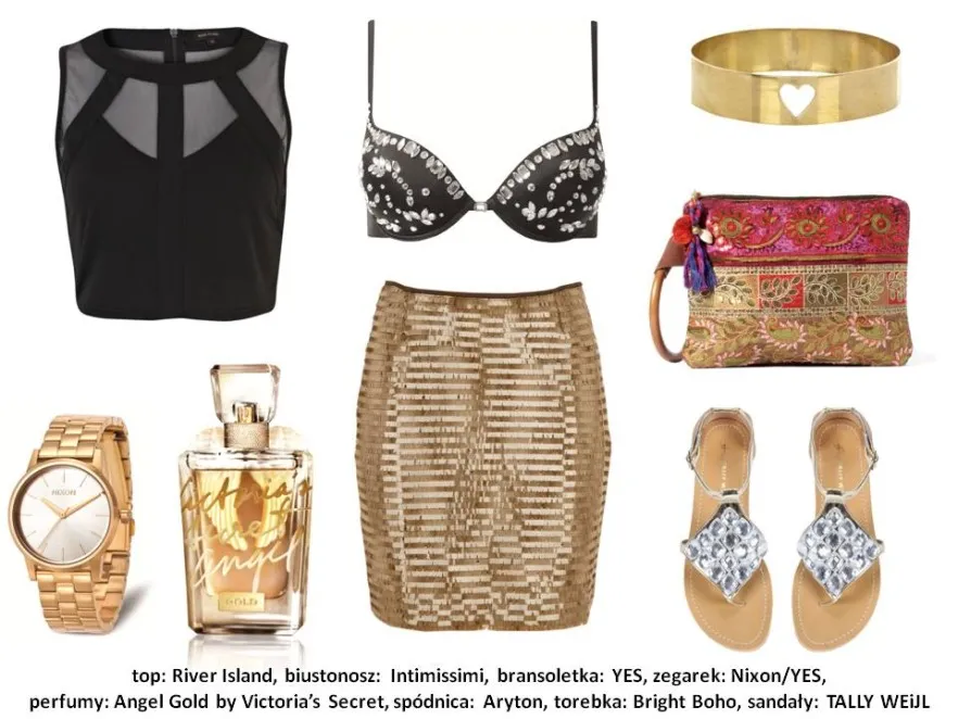 Metaliczny trend - modne stylizacje na lato 2013 