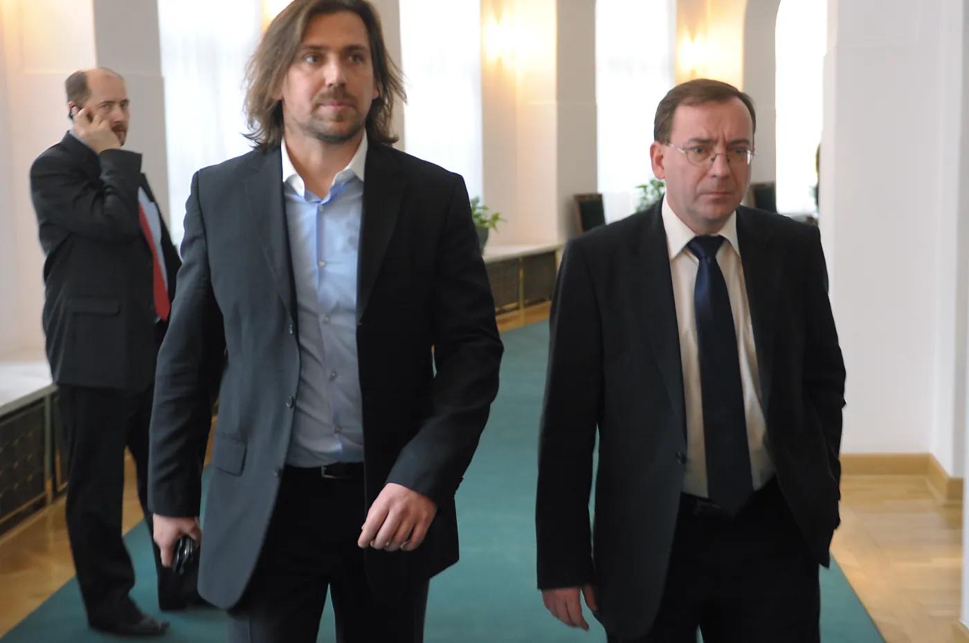 Tomasz Kaczmarek i Mariusz Kamiński w Sejmie