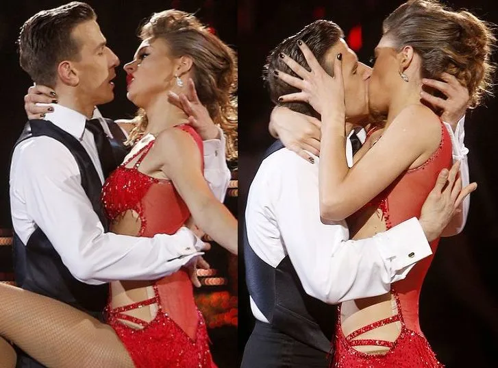 Gorący taniec Klaudii Halejcio. Aktorka ma romans z tancerzem? [FOTO]