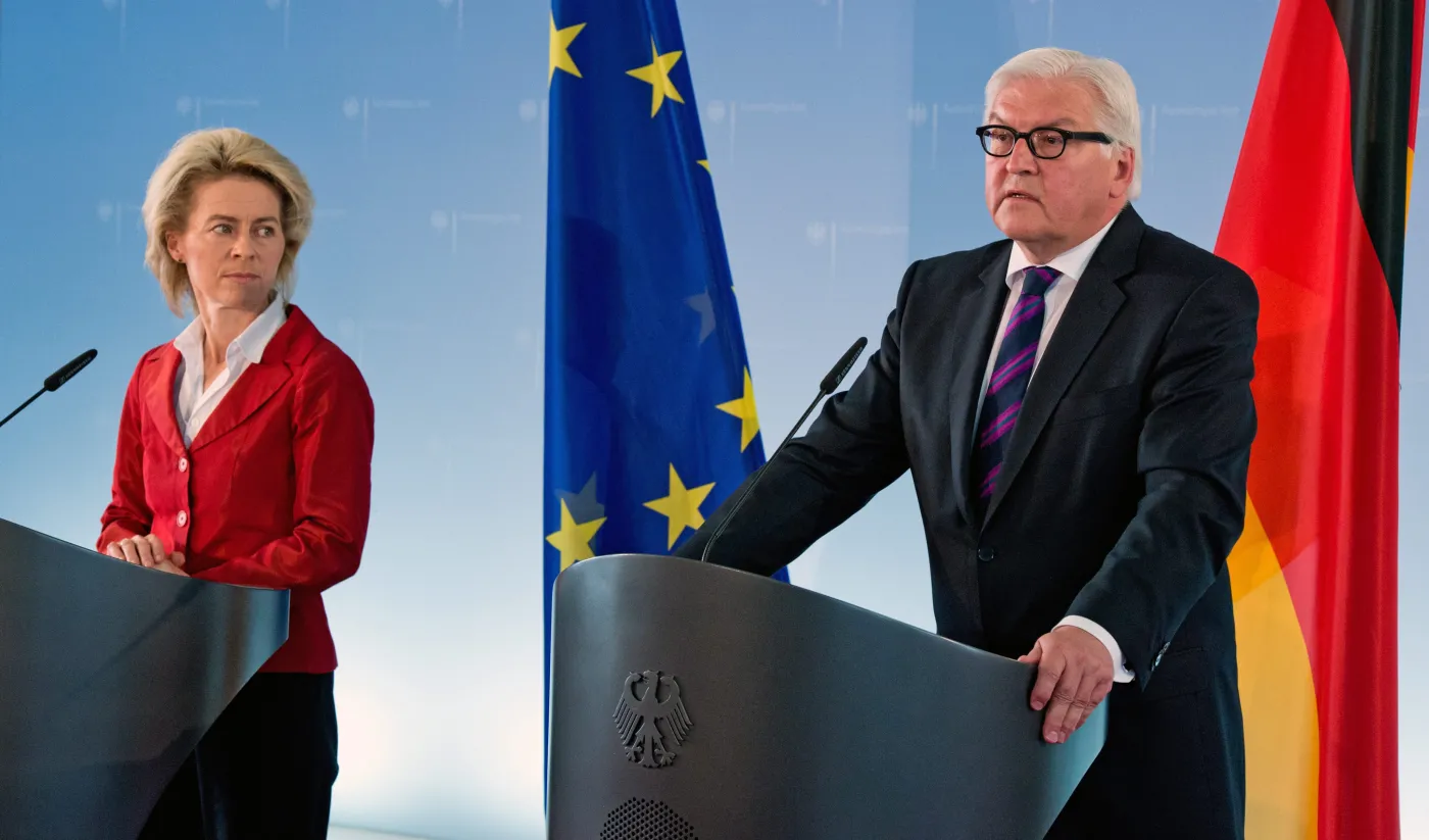 Ursula von der Leyen i Frank-Walter Steinmeier