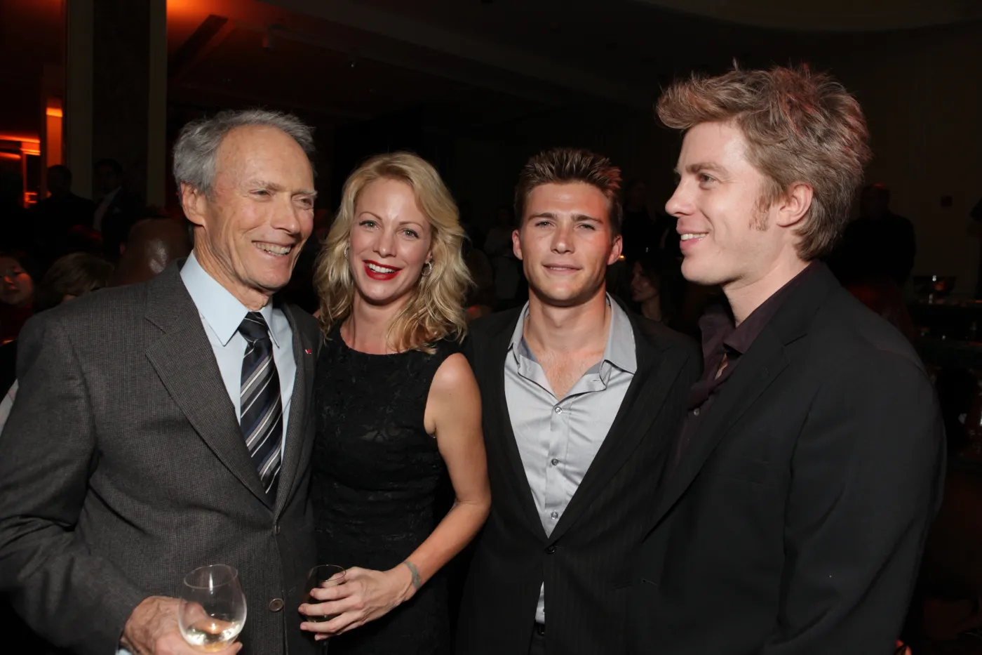 Clint Eastwood i jego dzieci: Alison, Scott i Kyle