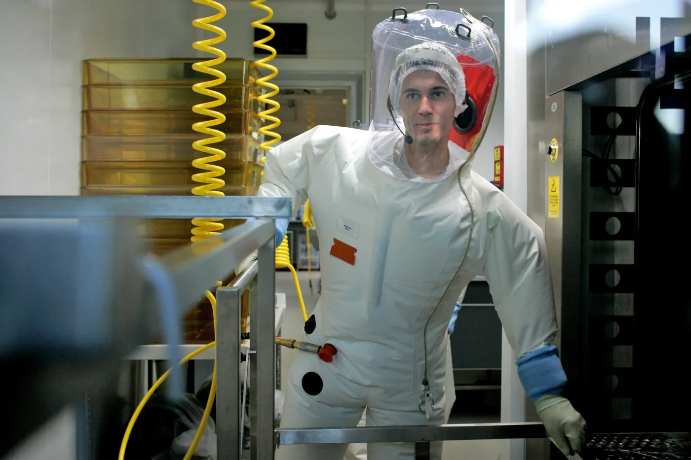 Francuskie laboratorium P4 European High Level Security Laboratory (EHLS), w którym bada się m.in wirusa Eboli