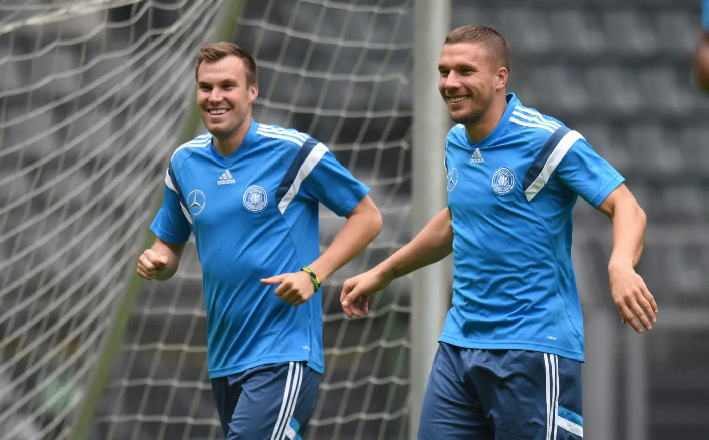 Kevin Grosskreutz i Lukas Podolski 