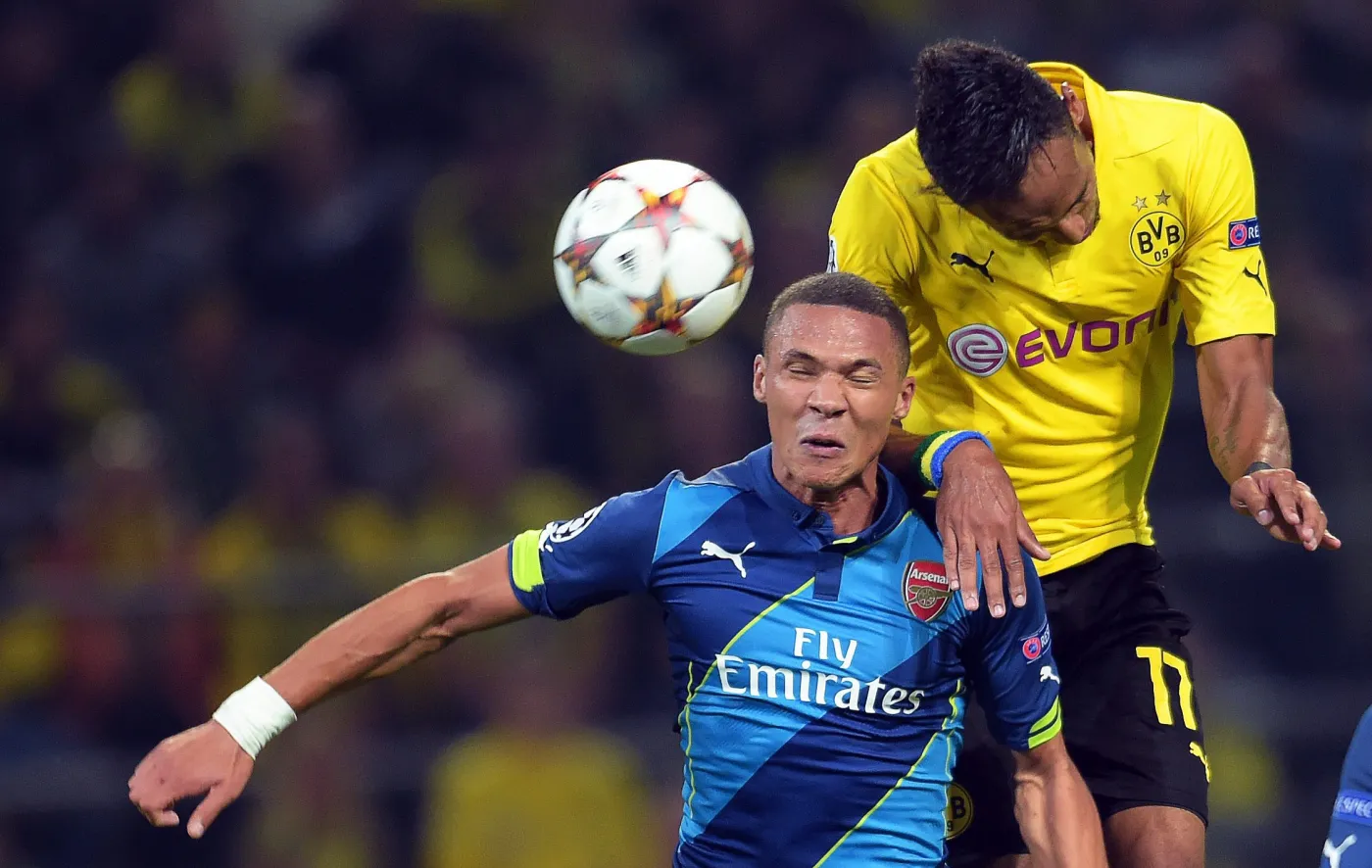 Pierre-Emerick Aubameyang i Kieran Gibbs