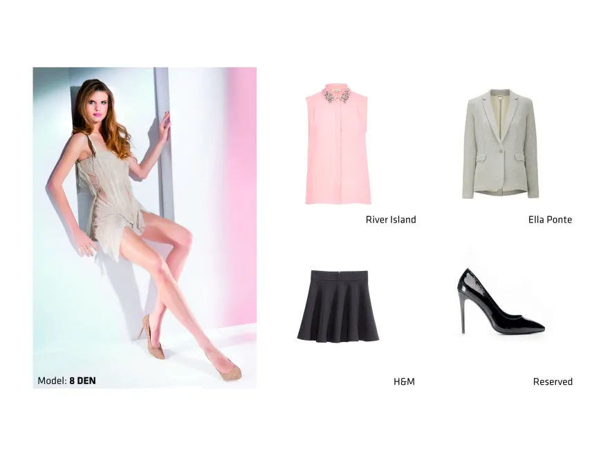 Gdy dress code zmusza do noszenia rajstop latem... STYLIZACJE