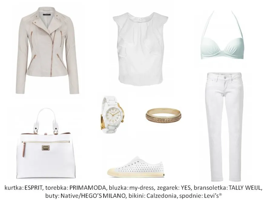 W bieli od stóp do głów - STYLIZACJE na lato 2014