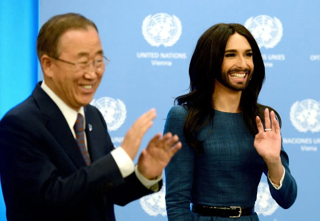 Conchita Wurst w siedzibie ONZ: Dyskryminacja nie ma tu miejsca