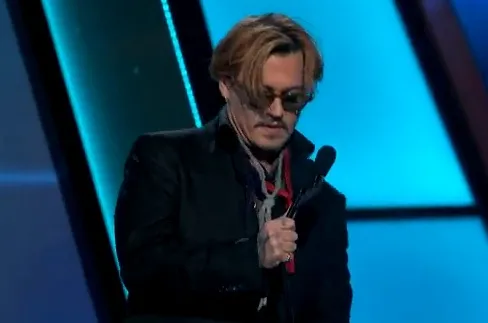Johnny Depp na rozdaniu Hollywood Film Awards 