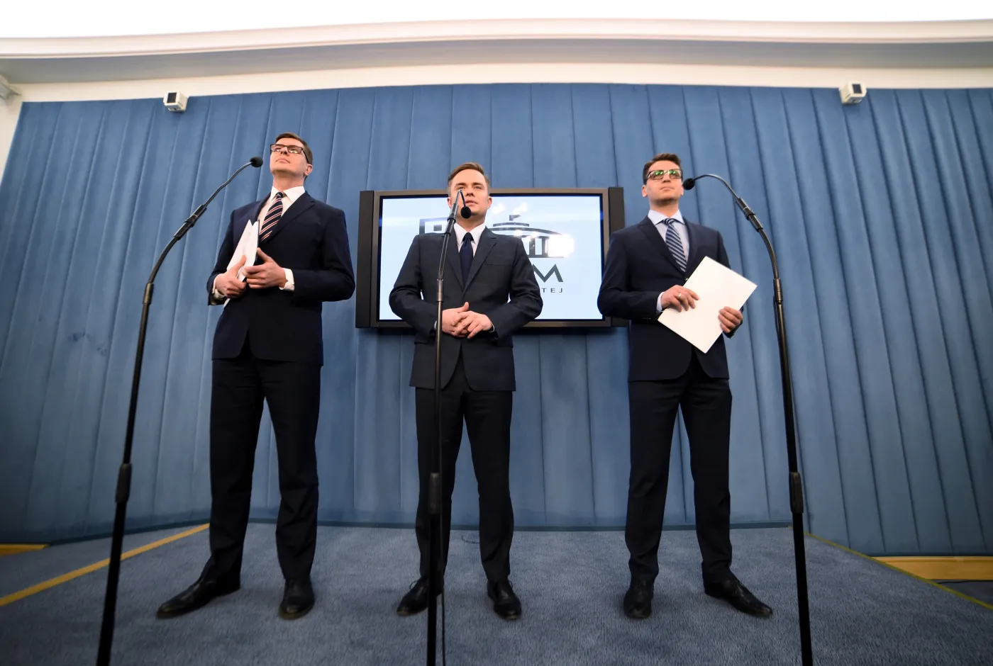 Adam Hofman, Mariusz Antoni Kamiński, Adam Rogacki 