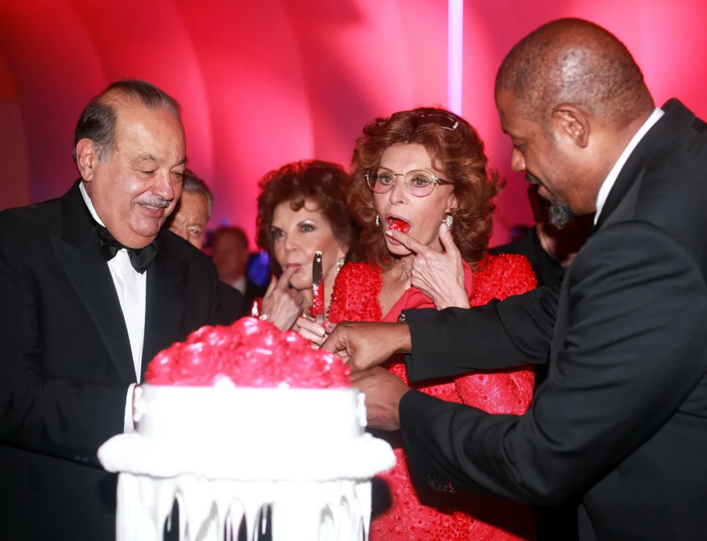 Sophia Loren, Carlos Slim i Forest Whitaker
