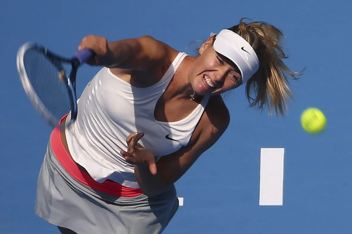 Maria Szarapowa zachwyca na korcie w Pekinie