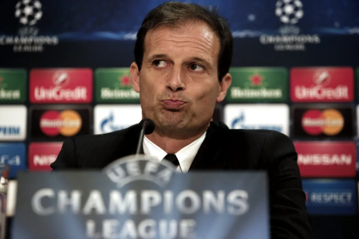 Trener Juventusu Turyn Massimiliano Allegri