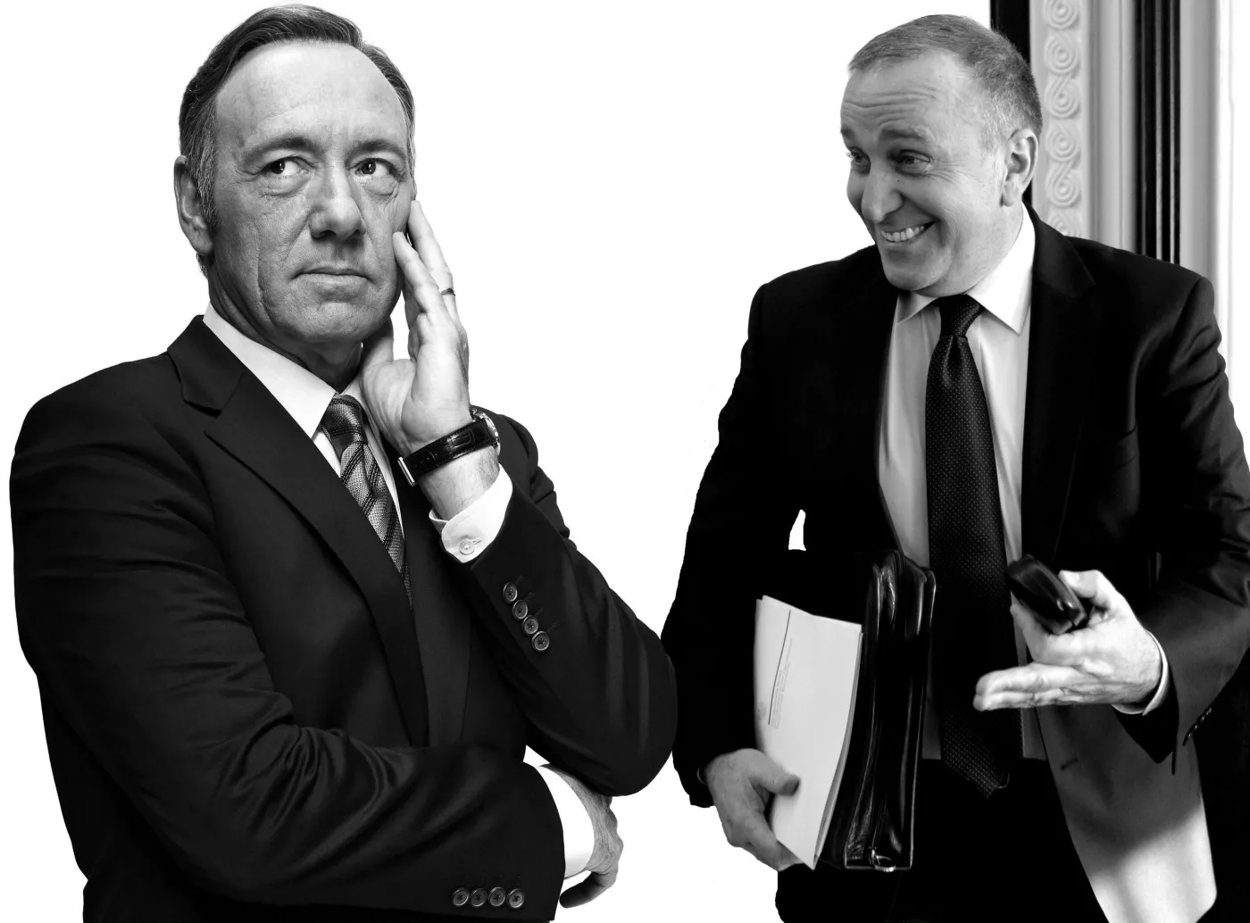 Frank Underwod i Grzegorz Schetyna (kolaż z wykorzystaniem materiałów prasowych i fot. Sławomir Kamiński / Agencja Gazeta)