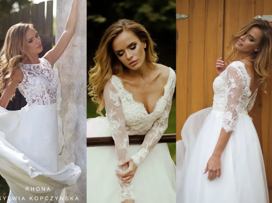 Suknie ślubne 2015 kolekcja Sylwii Kopczyńskiej