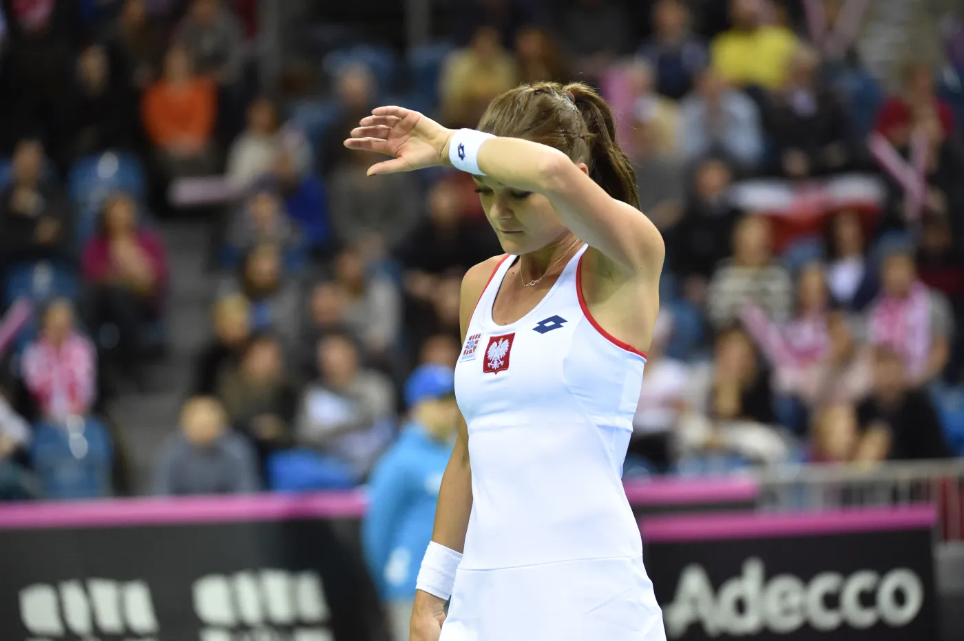 Owacja na stojąco dla Radwańskiej, ale Polka nie dała rady wygrać z Szarapową. ZDJĘCIA