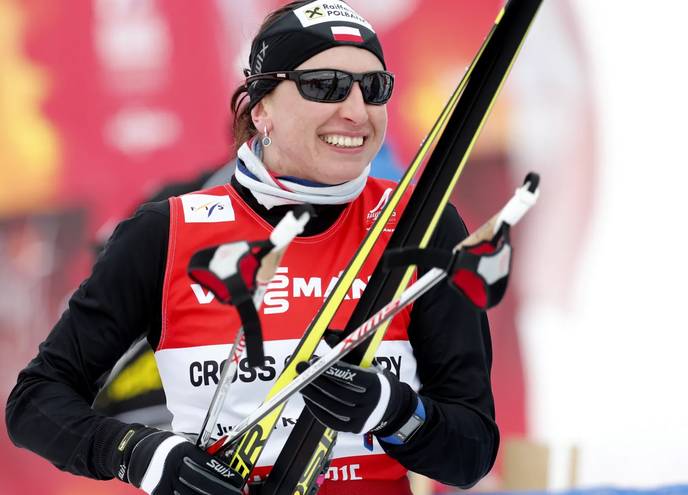 Justyna Kowalczyk podczas treningu w Falun. W szwedzkim mieście odbywają się mistrzostwa świata w narciarstwie klasycznym