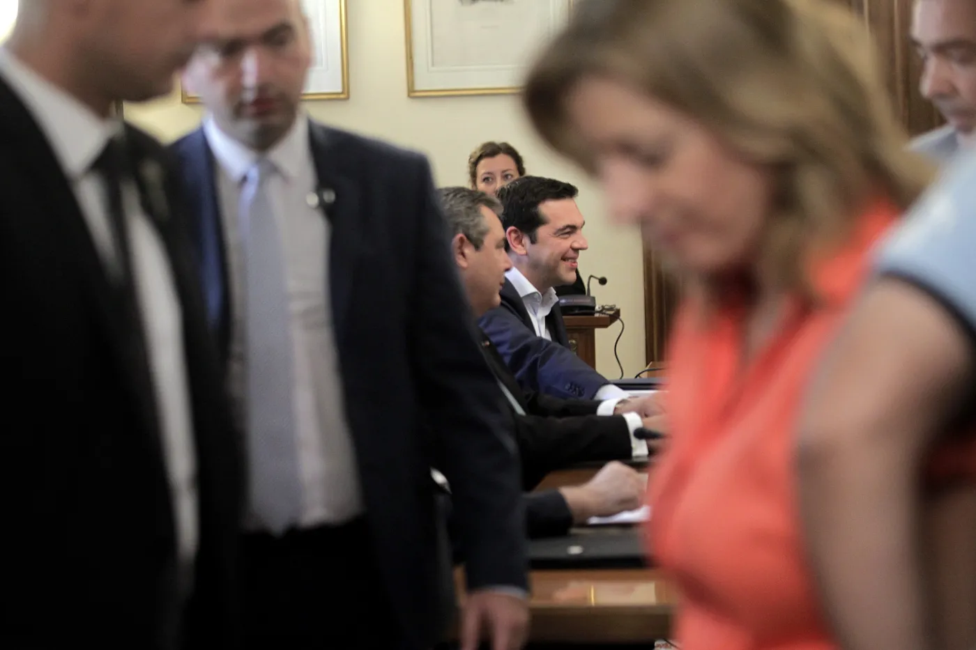 Spotkanie liderów greckich partii u prezydenta