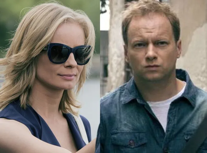 Magdalena Cielecka i Maciej Stuhr w serialu "Belfer"