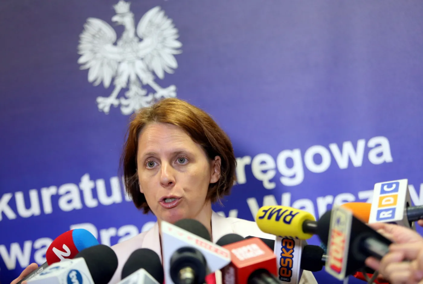 Rzeczniczka Prokuratury Okręgowej Warszawa-Praga Renata Mazur