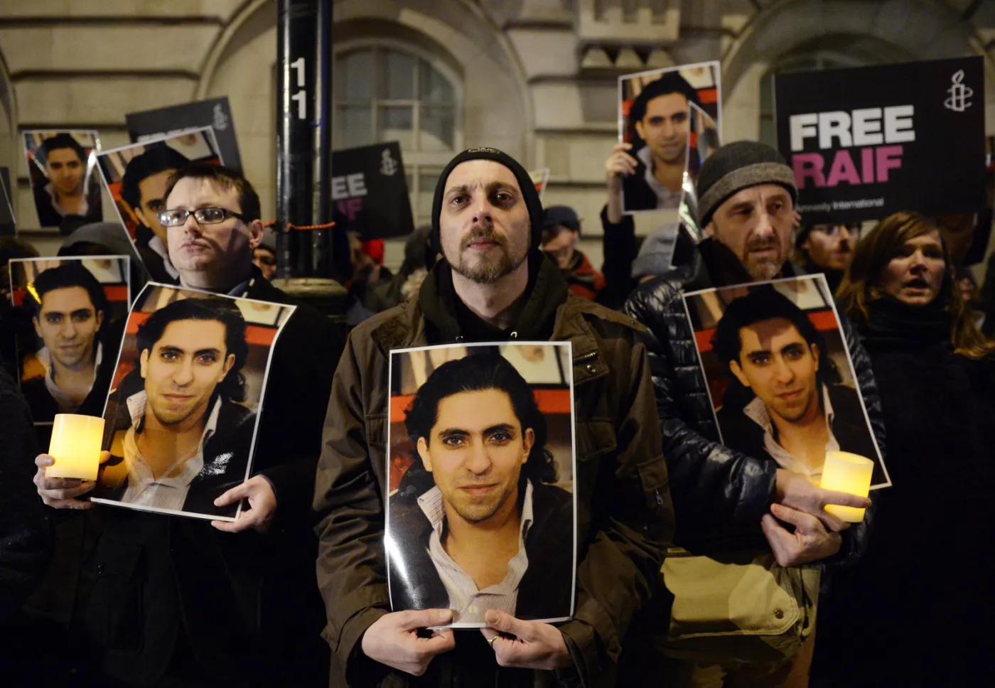 Protest domagających się uwolnienia Raifa Badawi