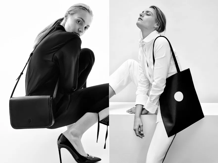 Mistrzostwo formy! Anna Jagodzińska w kampanii ekskluzywnych torebek