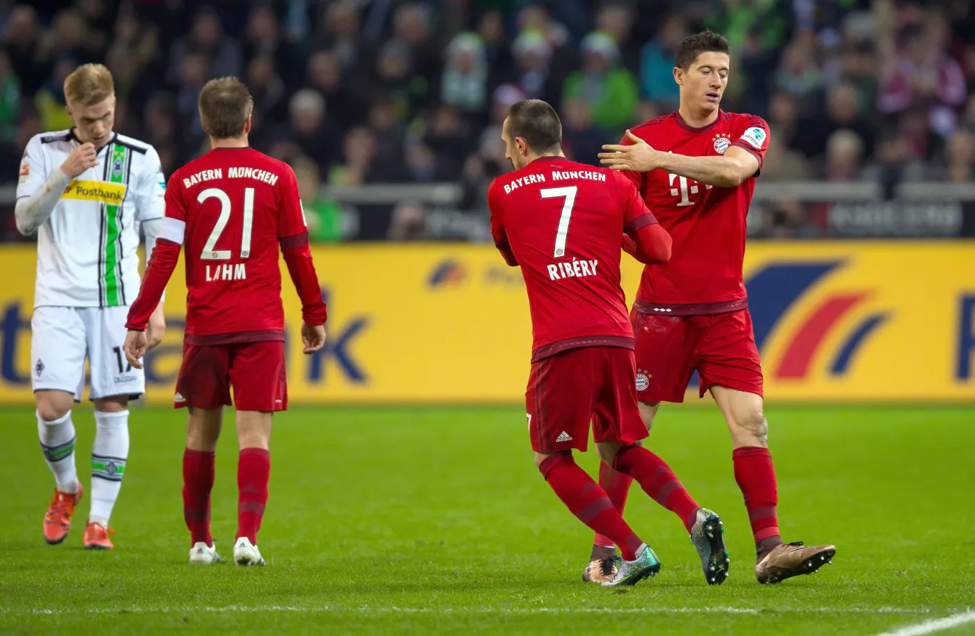 Franck Ribery i Robert Lewandowski 