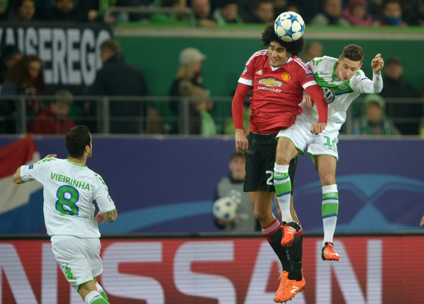 Julian Draxler i Marouane Fellaini 