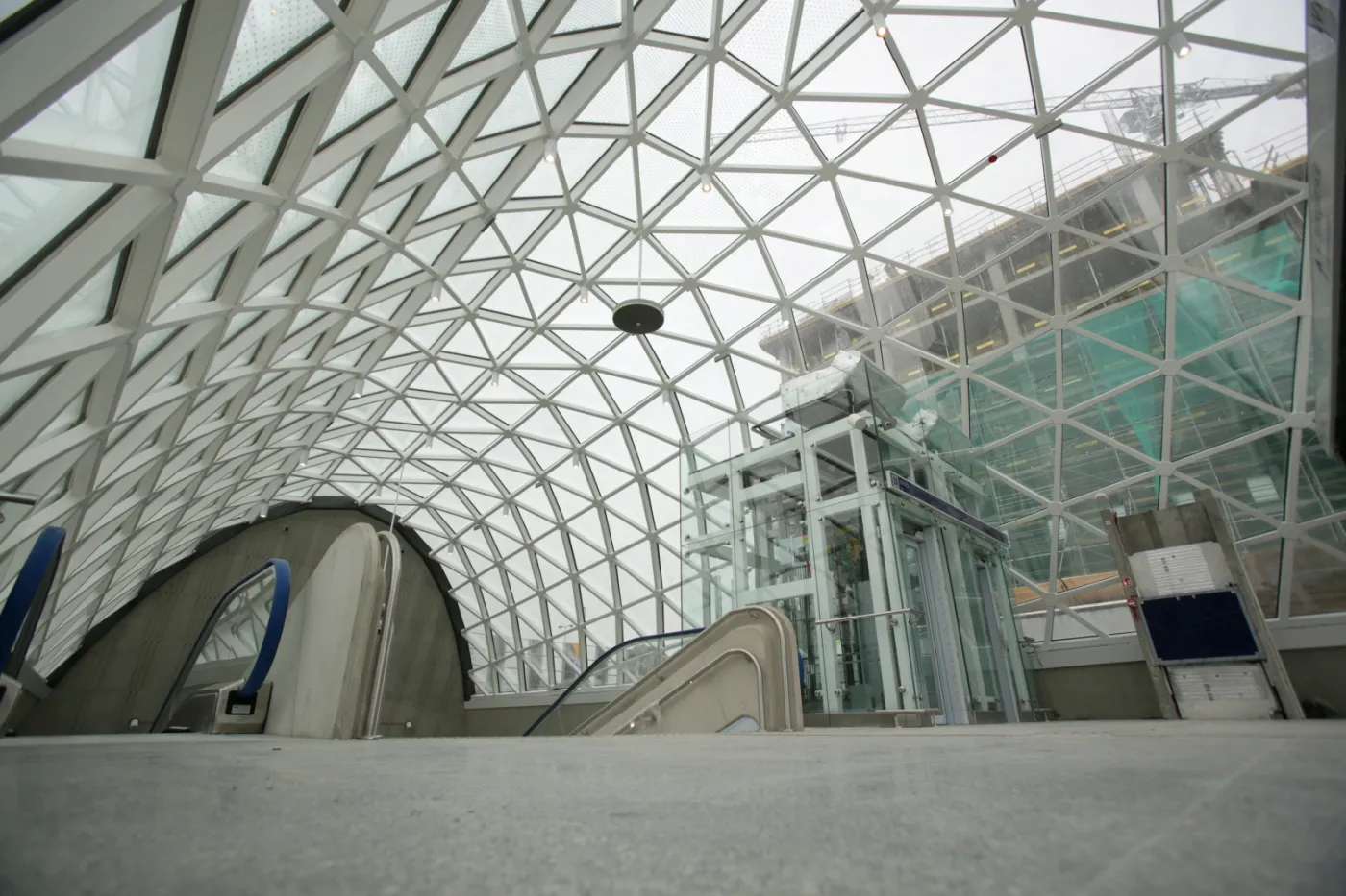 Postępy w budowie dworca Warszawa Zachodnia 