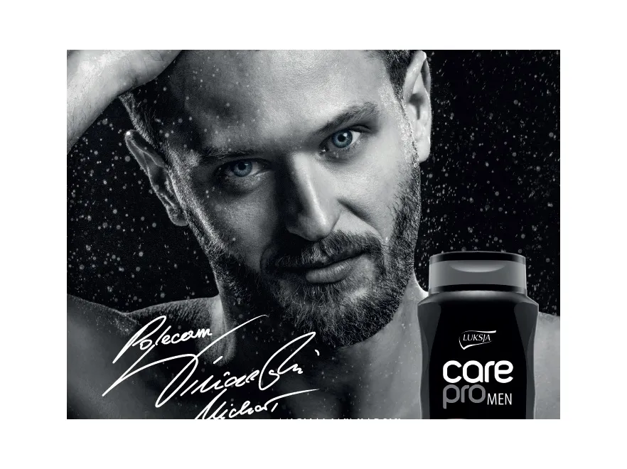 Ciasteczko pierwsza klasa! Michał Winiarski w kampanii żeli pod prysznic