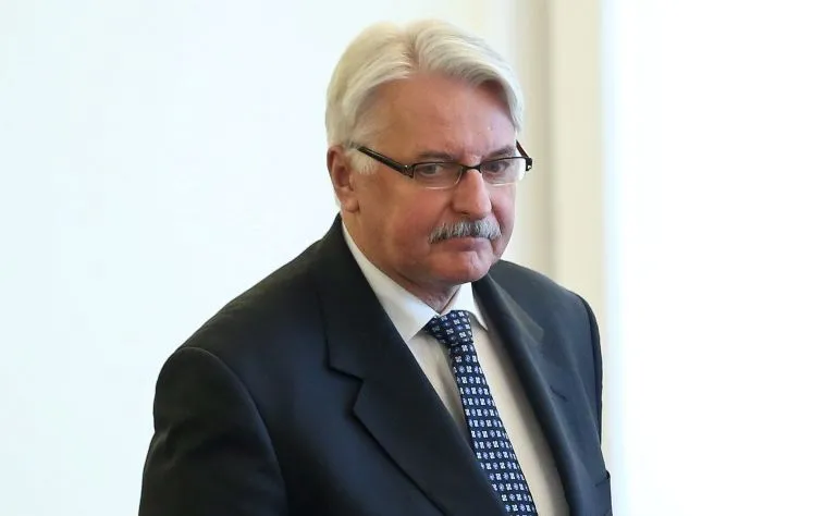  Minister spraw zagranicznych Witold Waszczykowski