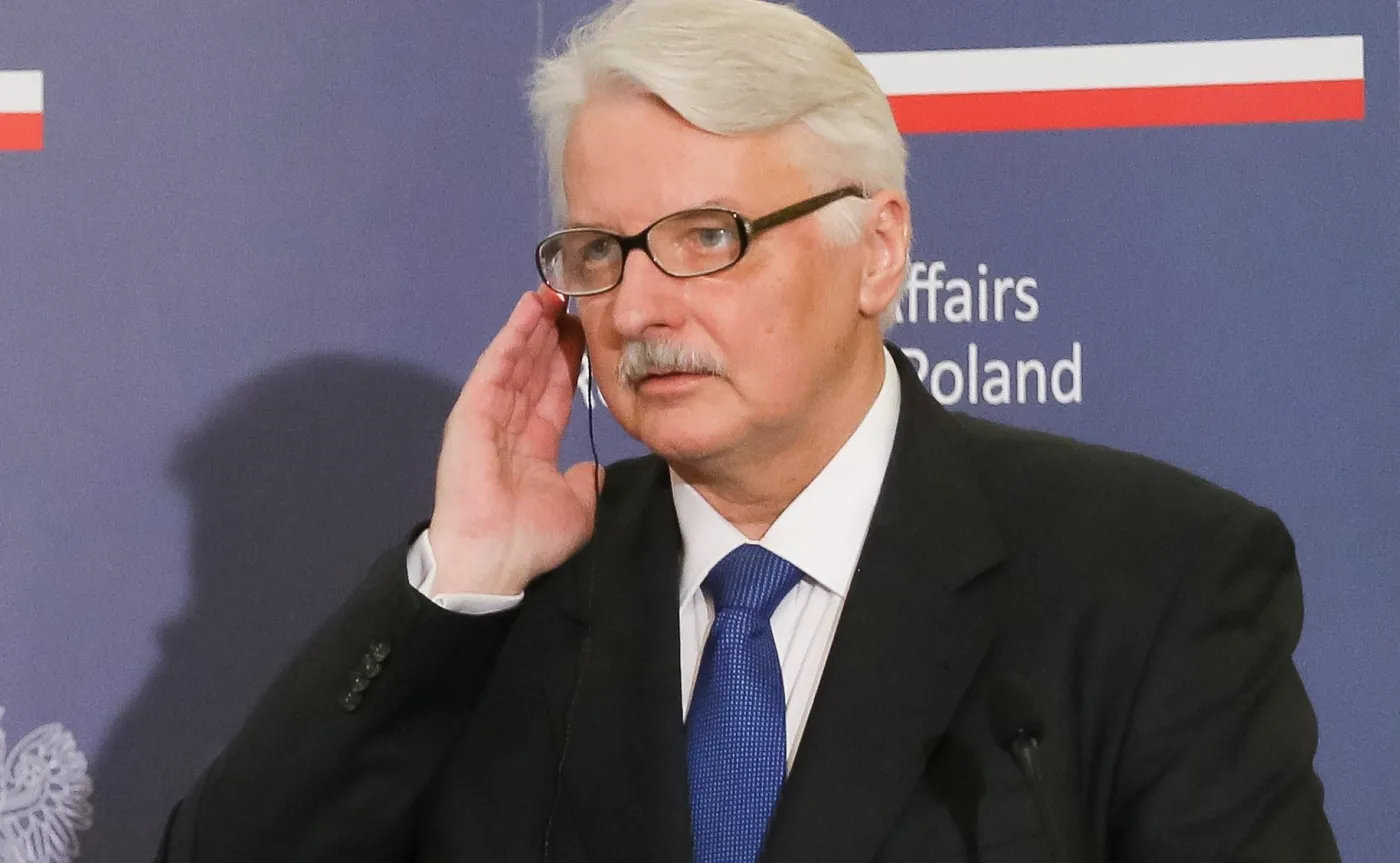 Minister spraw zagranicznych Witold Waszczykowski