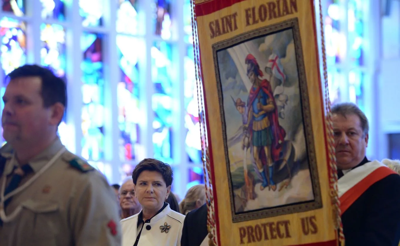 Premier Beata Szydło w sanktuarium w Doylestown