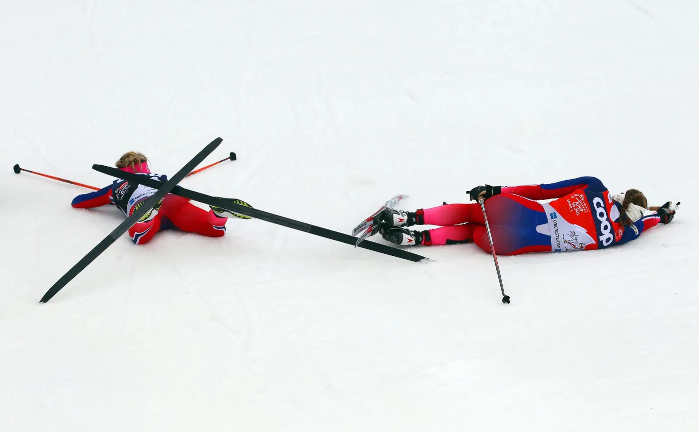 Ingvild Flugstad Oestberg i Therese Johaug